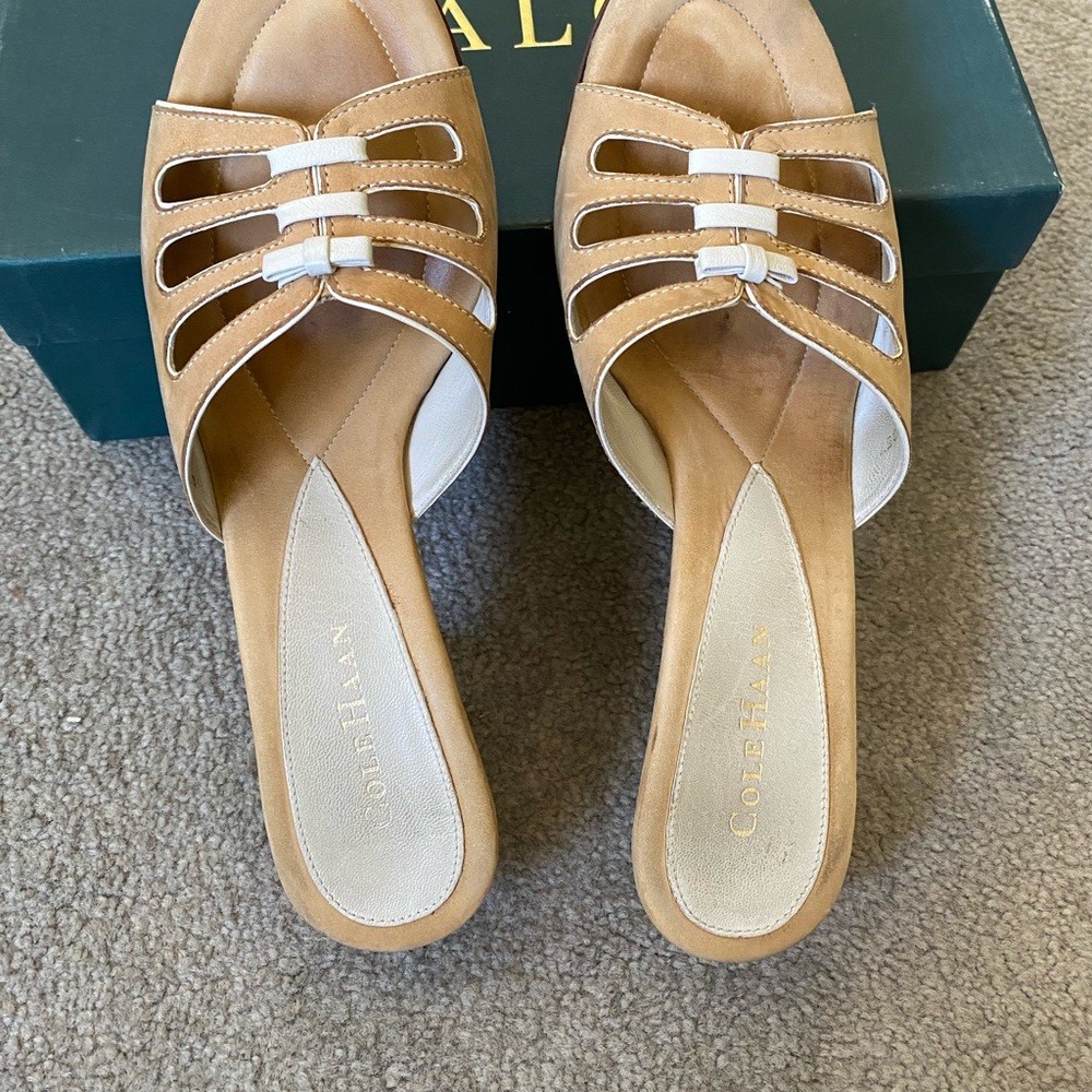 Cole Haan heels dress sandals sz 8.5.